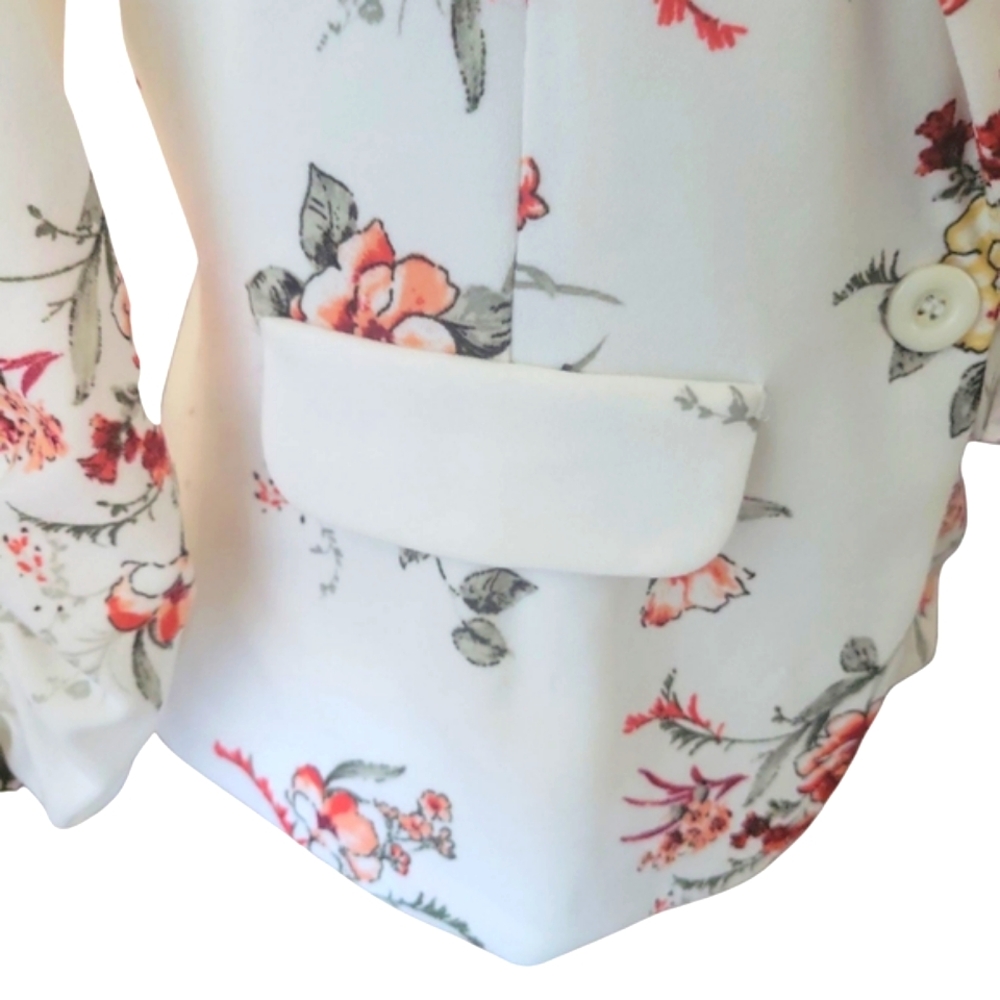 Crescent & Willough Floral Blazer - Picture 4 of 7
